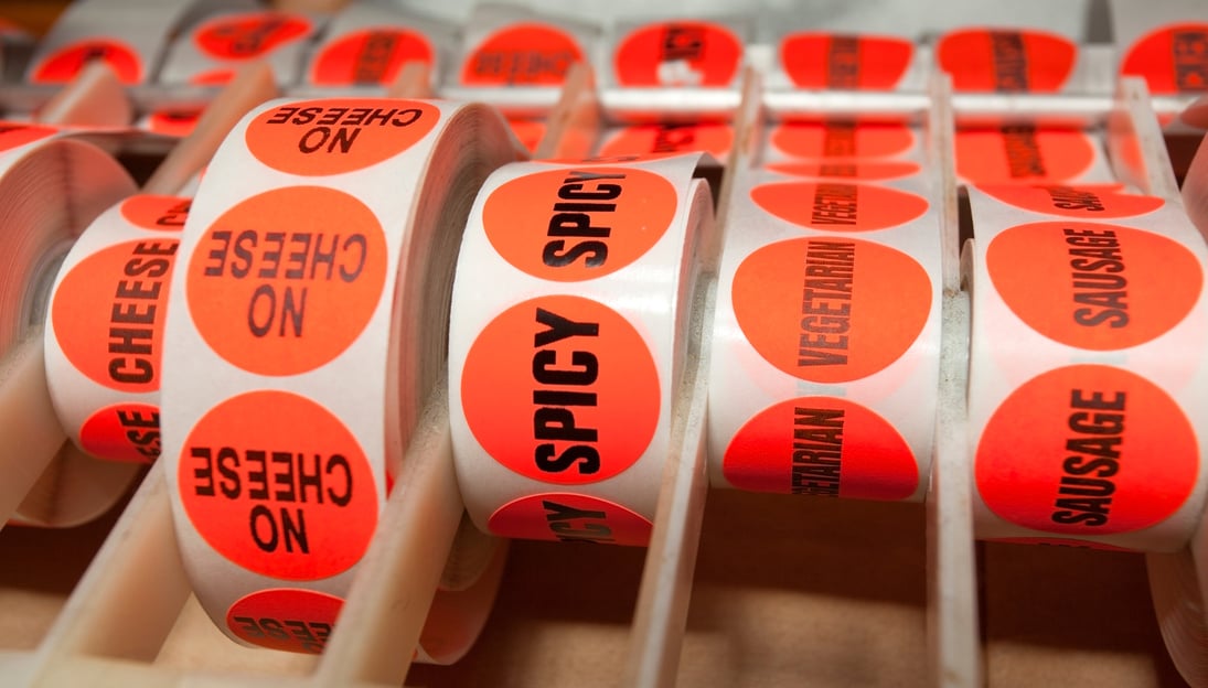 Restaurant Food Stickers